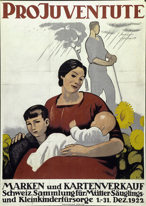 Plakat der Pro Juventute von 1922. 