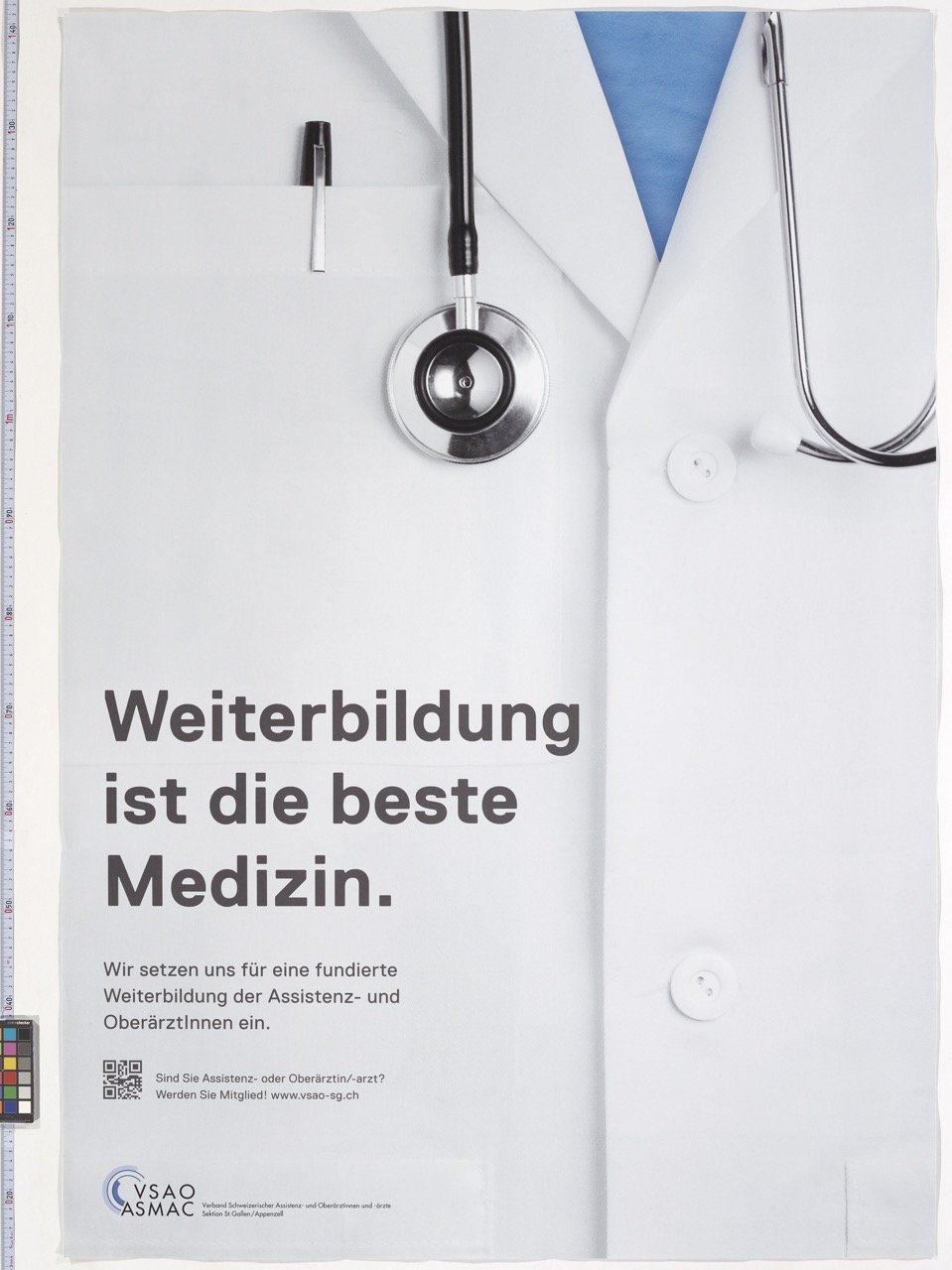 Schweizerische Nationalbibliothek, Graphische Sammlung: Plakatsammlung, Bildrechte: Verband Schweizerischer Assistenz- und Oberärztinnen und -ärzte VSAO / ASMAC, 2026